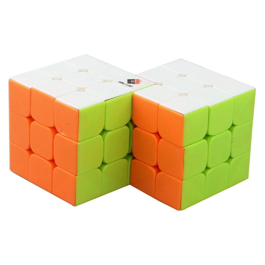 Colorful… Cube Twist Double 3x3 Conjoined Magic Cube Speed Cube Puzzle Toy 
