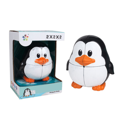 Yuxin Penguin 2x2 Magic Cube - Black White