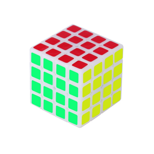 FangShi 3D Printed 4x4 Magic Cube - White (Ductile Resin)