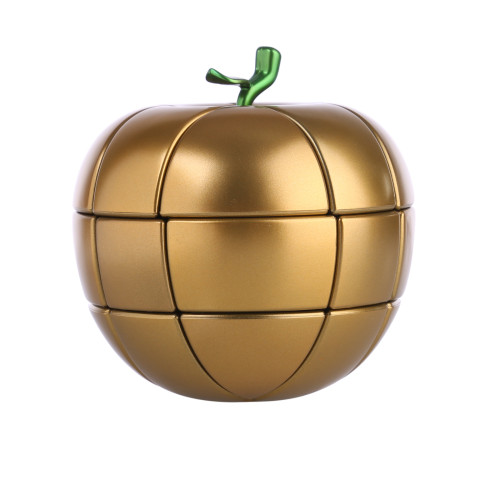 YJ Fruit Apple Spray Paint Magic Cube - Golden