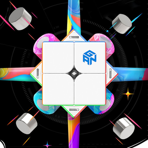 GAN 251M Leap 2x2 M Magic Cube - Stickerless