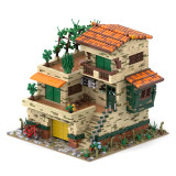 3314Pcs-Italy-Balcony-Street-View-MOC-72235-Building-Blocks-Model-Kits-Toy-(Licensed-and-Designed-by-Povladimir)