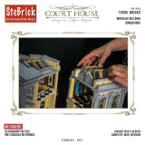 13905Pcs-MOC-77106-The-Court-House-Building-Blocks-DIY-Small-Particle-Model-without-Stickers(Licensed-and-Designed-by-Stebrick)
