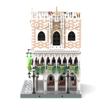 4993Pcs MOC-59639 Doges Palace Venice Street View Building Block Stem Toys (Licensed and Designed by Cvanhulle)