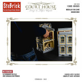 13905Pcs MOC-77106 The Court House Building Blocks DIY Small Particle Model without Stickers(Licensed and Designed by Stebrick)