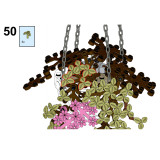 289Pcs MOC Artificial Spider Plant Bouquet Bonsai Small Particle DIY Building Blocks