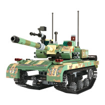 486Pcs MOC Bricks Intelligent RC Tank Set Remote Control / APP Control Building Blocks Tank Toys