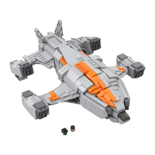 1171Pcs 1/250 Scale Chieftain Elite MOC-68713 Space Wars Sci-fi Warships Building Blocks DIY MOC Kits (Licensed and Designed by TheRealBeef1213)