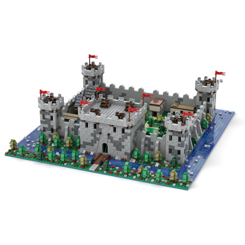 Mini Custom Set MOC Medieval Castle 