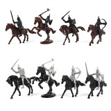 Mittelalterlicher Krieg Militärkavallerie Modell-Set