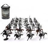 Mittelalterlicher Krieg Militärkavallerie Modell-Set