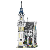 4752 STÜCKE DIY Bausteine ​​MOC Mittelalterliches Kirchenmodell