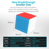 Fein abgestimmter und magnetisch verstärkter MF8808 Moyu MeiLong 11 x 11 x 11 Magic Cube Puzzle Cube – Bunt