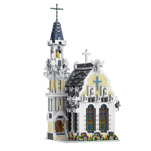 4752 STÜCKE DIY Bausteine ​​MOC Mittelalterliches Kirchenmodell