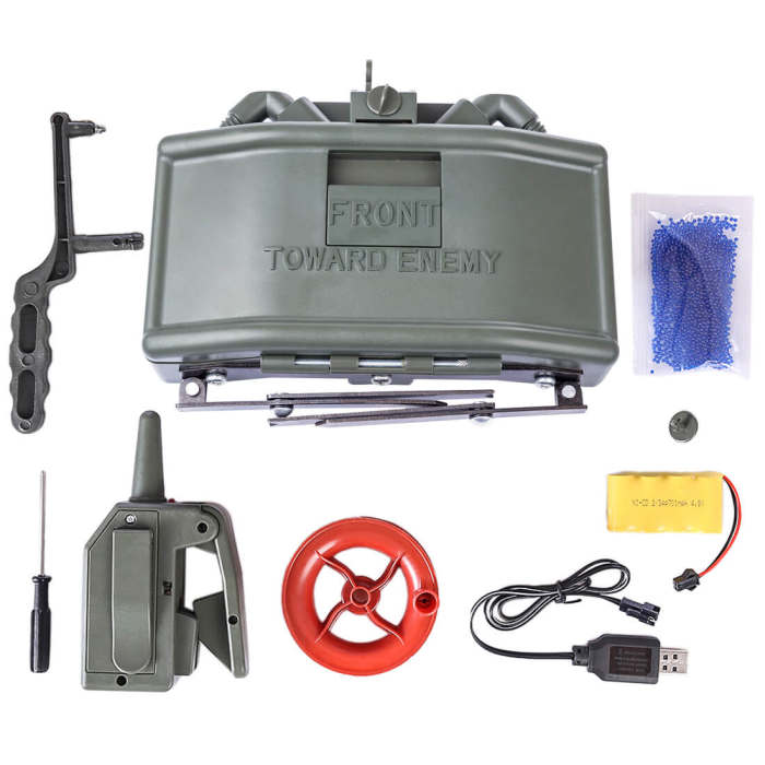 Electric Remote Control Claymore Mine Toys for Airsoft Gel Ball Narf