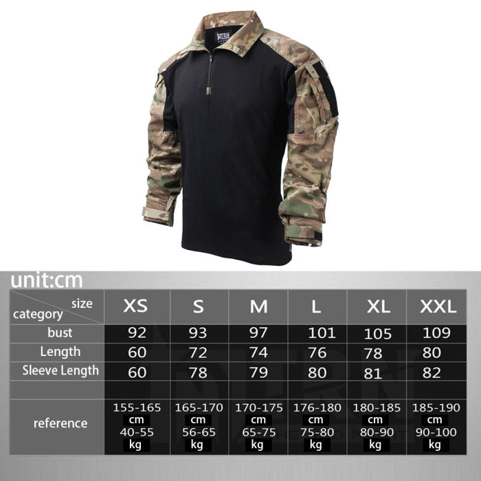 Bacraft TRN G3 PDSK Tactical Combat Long Sleeve Frog Shirt -MC