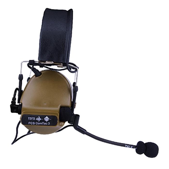FCS C3 Tactical Adaptive Noise Canceling Headset COMTAC3