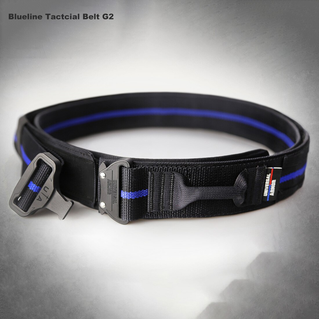 thin blue line belt buckle