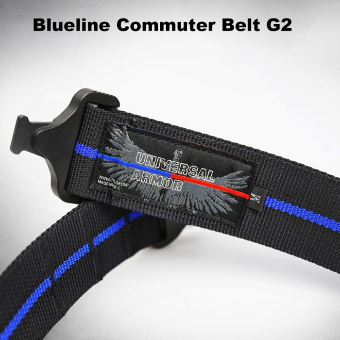UTA Gen2 Thinblueline Belt Universal UA Armoured Quick Reverse Commuter Belt