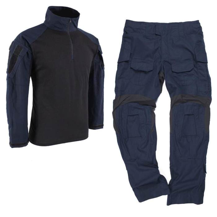 BACRAFT GEN3 BDU Tactical Combat Uniform Suit -Police Blue