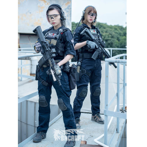 BACRAFT TRN GEN3 BDU Tactical Combat Uniform Suit -Police Blue