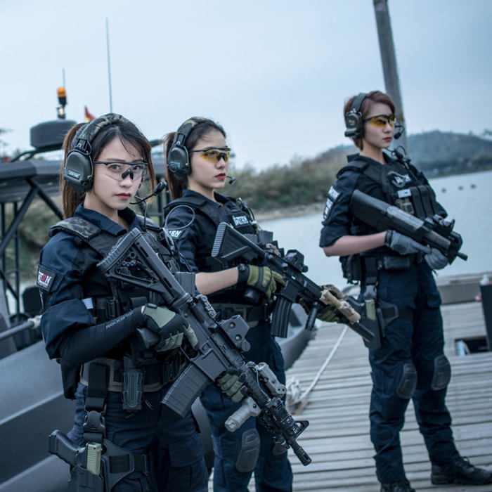 BACRAFT TRN G3 BDU Tactical Combat Long Sleeve Shirt -Police Blue