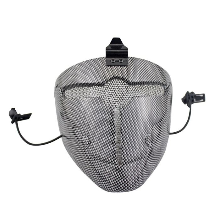 FRP Greyfox Mask Tactical Hunting Paintball Protective Mask for Halloween- Without Helmet