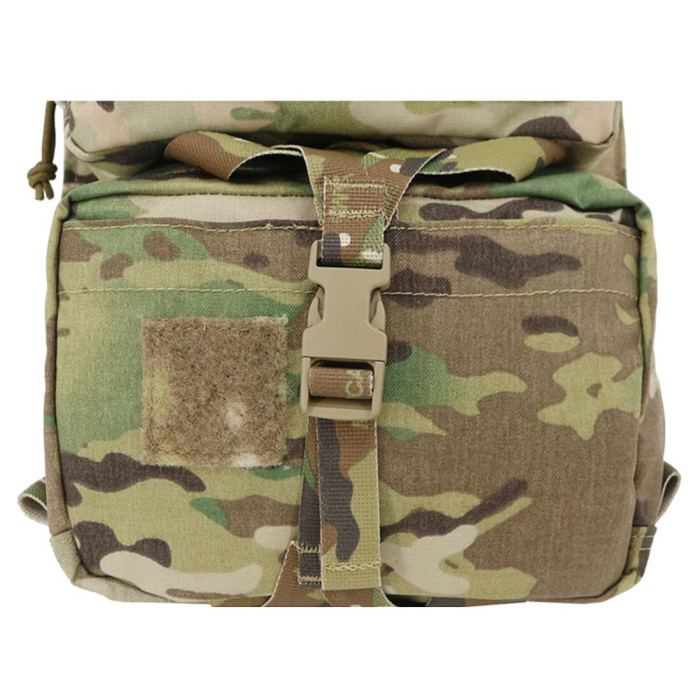 Mayflower 500D CORDURA Tactical Hunting Hydration Bag Assault Back Panel Attached Molle Bag - Multicam