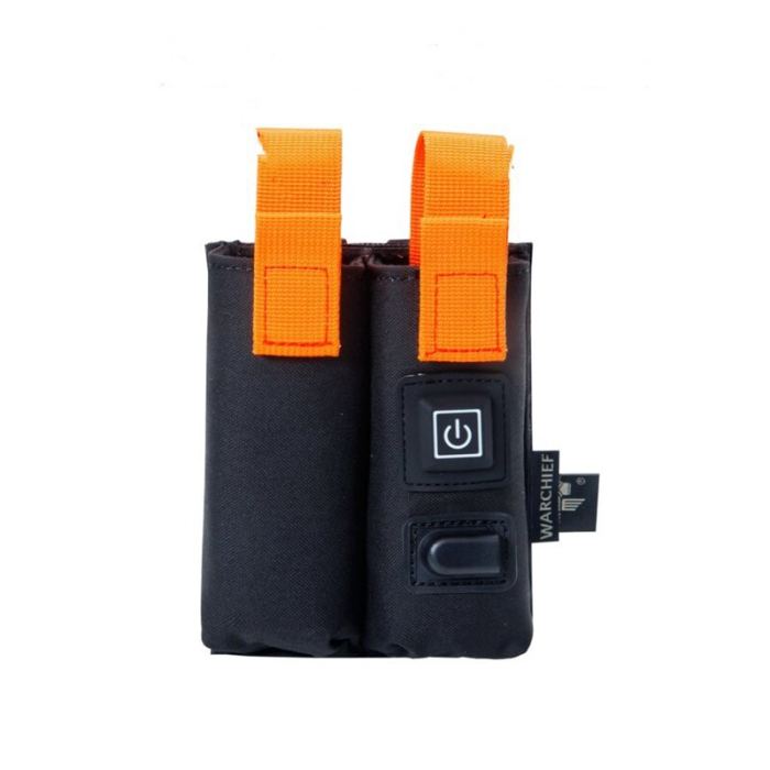 Tactical Heated Mag Pouch 556 9mm Double Hunting Molle Mag pouch for Winter Airsoft