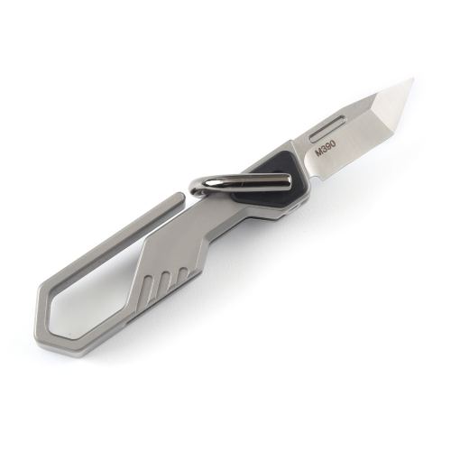 DICORIA  Multifunctional Mini EDC Folding Utility Knifes Keychain -Titanium Alloy