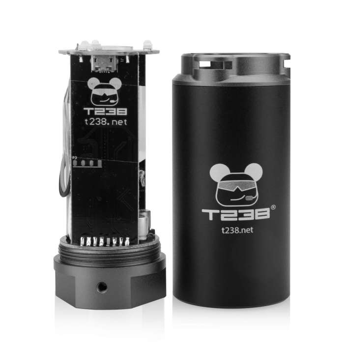 T238 Luminous Charging Blaster Cap for 14ccw Airsoft 19 Gel Blaster Muzzle 6-13mm Fluorescent Bullet