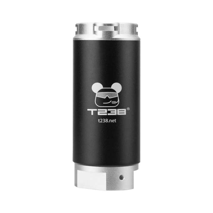 T238 Luminous Charging Blaster Cap for 14ccw Airsoft 19 Gel Blaster Muzzle 6-13mm Fluorescent Bullet