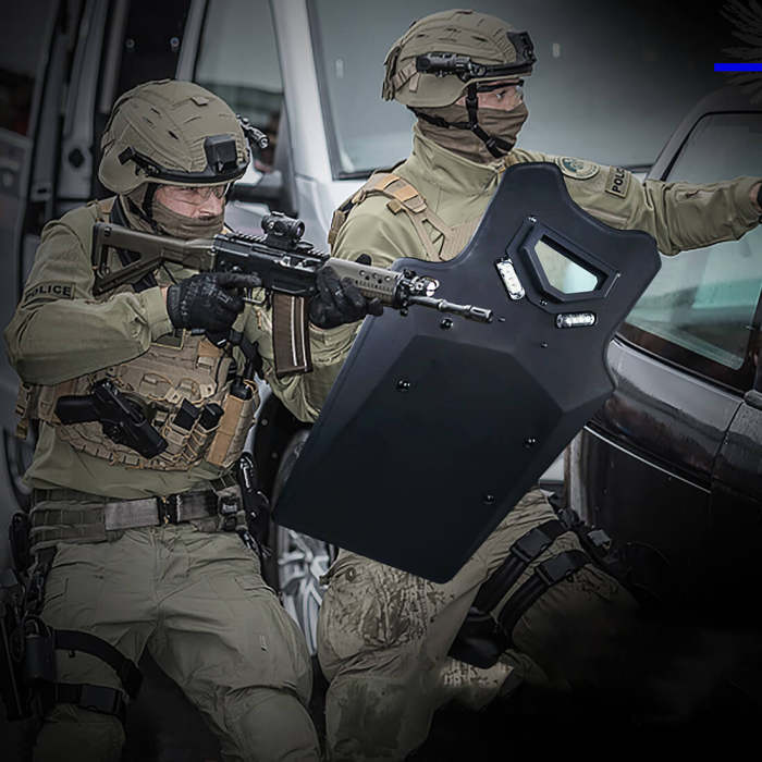 UTA NIJ IIIA Tactical Shield Ballistic Plate Effective Armor