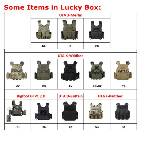 Workerkit Tactical Plate Carrier Vest Lucky Box - 2022 Version