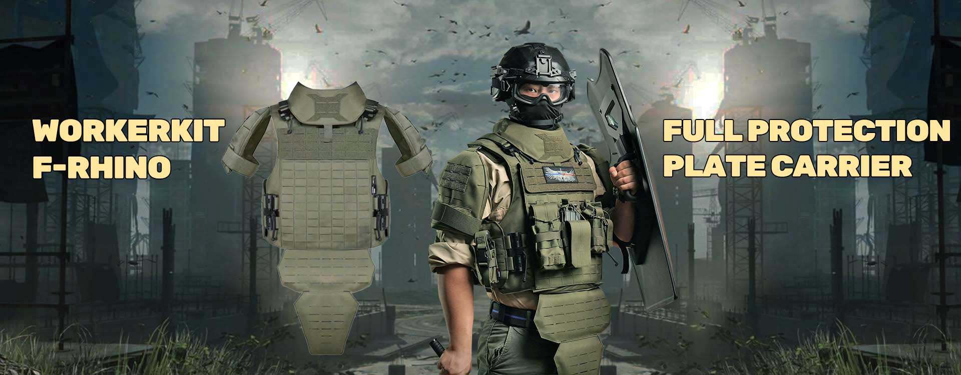 tactical full protection plate carrier
