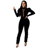 Sexy Cut Out Long Sleeves Party Jumpsuit