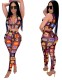Summer Sexy Two Piece Colorful Pants Set