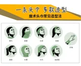 Cool Print Man Face Scarf