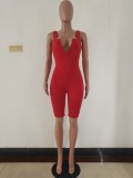 Summer Sporty Sleeveless Sexy Bodycon Rompers