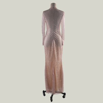 Long Sleeve Elegant Evening Dress