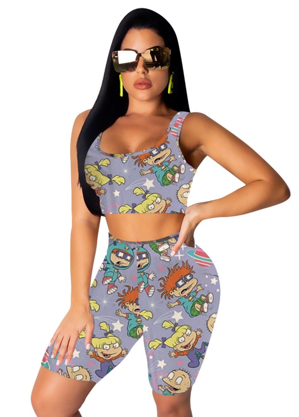 two piece short set amazon