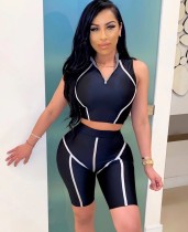 Summer Active Two Piece Fit Shorts Set