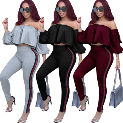 Strapless Crop Top and Pants 27859-3
