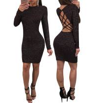 Sexy Lace Up Party Dress 28266-1