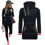 Young Fashion Long Blank Hoody with Pockets 26661-1