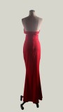 Red Sweetheart Mermaid Evning Dress
