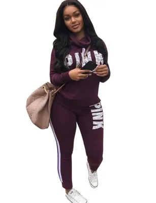 Letter Print Sportswear