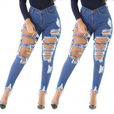 Stylish Damaged Jeans 28303