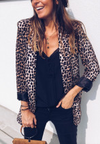 Long Sleeve Sexy and Chic Leopard Blouse