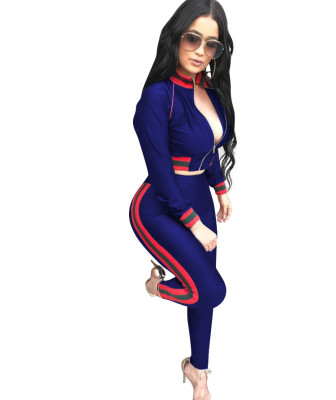 Sexy Curvy Tracksuit with Contrast Bands QI_3352-2